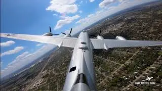 Заход на посадку самолета B-29 FIFI