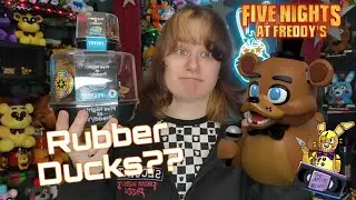FNAF RUBBER DUCKIES?! | Reviewing the TUBBZ Fnaf collection!