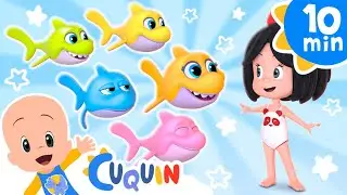 Cinco Baby Sharks y m&aacute;s c&aacute;nticos con Cuqu&iacute;n !!
