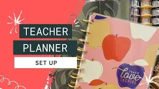 Teacher Planner set up // Teacher Happy Planner + Planner Companion