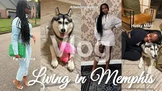 Memphis Vlog| Husky Mom, Brunch at the Peabody Hotel, How I manifested thousands of subscribers!!