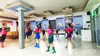 🎶CHA CHA CHA LINE DANCE // CHOREO:RIA VOS // HAPPY LD GROUP CLASS KAMIS SORE // GALAXI STUDIO 💞🎶