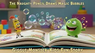 Giggle Monster, Magic Bubbles & the Naughty Pencil | Viral Kids Cartoon