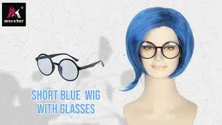 🌧️ Embrace Your Inner Sadness with Our Short Blue Wig | missuhair