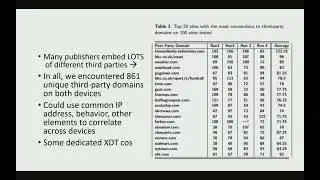 Justin Bookman   Cross Device Tracking   Measurement and Disclosures