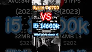 RYZEN 7 7700 vs I5 14600K Which is Better for Gaming? 🔥 #shorts #pcgaming #benchmark