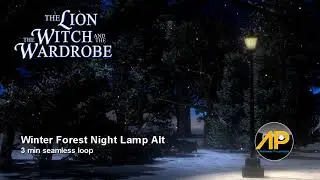 WINTER FOREST NIGHT LAMP ALT 3min seamless loop