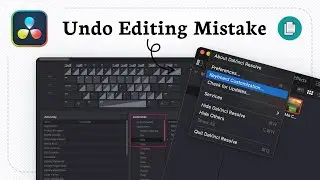 How to undo in DaVinci Resolve (Shortcut Guide)