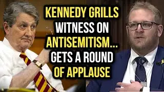 Moment Kennedy GRILLS Dem. Witness On ANTISEMITISM, Gets A round Of Applause