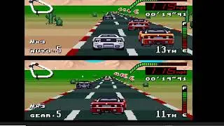 Top Gear 1 - Las Vegas U.S.A - Carro Branco - Snes