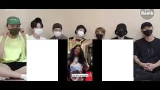 Bts reaction to Kendrick Lamar and Sza moments I found on Tiktok pt 3 (fake reaction)
