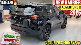 New Tata Harrier Adventure X Dark Edition ₹17.96 LAKH  - TATA HARRIER ADVENTURE X  Detailed Review 