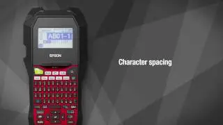LW-PX700 Adjustable Character Spacing Feature