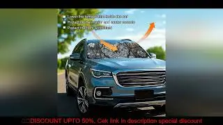 Black bat pattern car front windshield sun visor, suitable for all cars, roll-up design for easy ins