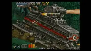 Metal Slug 6 - Ralf - Level 8 - No death (No Damage)