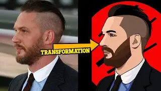 Tom Hardy Vector art I Legend I Venom I Bronson I #tomhardy #hollywood #vectorart #asmr