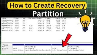Как создать раздел восстановления в Windows 11