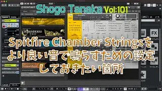 【Spitfire】Chamber Strings より良い音で鳴らすために設定しておきたい箇所を簡単に説明