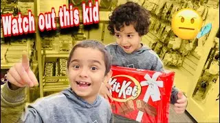 SHOPPING IN THE KIDS SECTION! SHOPPING RULES FOR KIDS TO LEARN