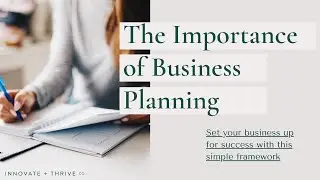The Importance of Business Planning