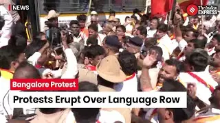 Bangalore Protest: Pro-Kannada Activists Remove English Signboards, 60% Kannada Signage Mandate