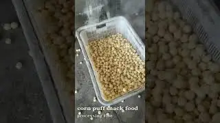 twin screw corn puff snack food processing line