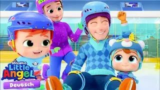 Sei vorsichtig auf dem Eis ⛸️ Kinderlieder mit Klein Joni | Little Angel Deutsch