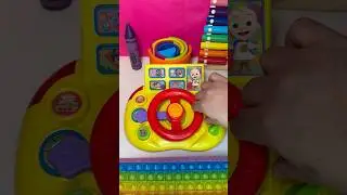 Colorful Cocomelon learning steering wheel