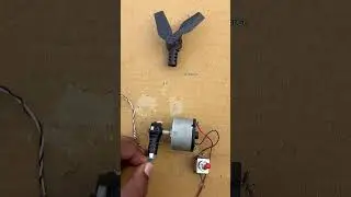 How to Make Mini Fan Using DC Motor | Easy DIY Project#shorts #experiment #scienceprojects #science