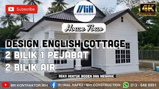 RUMAH DESIGN ENGLISH COTTAGE - 2 BILIK 1 PEJABAT 2 BILIK AIR