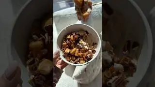 my fav fall breakfast 🍂 #fall #breakfast #breakfastideas #recipe #asmr #cozy #healthy #shorts #yum