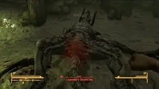 Beating the Legendary Deathclaw on Very Hard with Max Unarmed