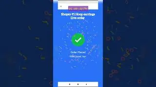 shopsy ₹1 Hoop earring order done | shopsy₹1 sale live order | 1₹ order trick #shopsy1rssale #shopsy