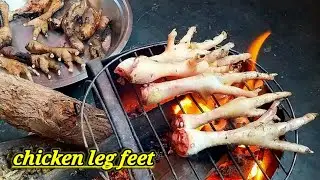 Chicken Leg Feet 😛| Cooking in Village 