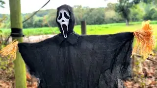 Scream Ghostface Scarecrow 5 Foot Tall Decoration Unboxing + Review (Fun World 2025)