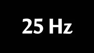25 Hz Test Tone 1 Hour