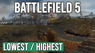 Battlefield 5 - LOW vs HIGH Graphics Settings Test