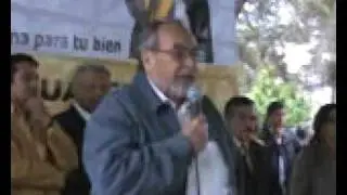 Discurso Bernardo B&aacute;tiz en la colonia Moderna