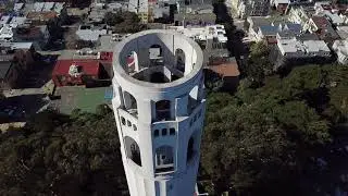 Aerial footage of Bay Bridge by a Mavic Pro