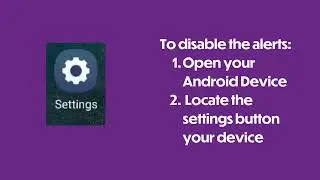 How to disable the UK Emergency Alert System on an Android Phone/Tablet