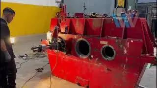 In Situ Line Boring For Multi Bore Gearbox
