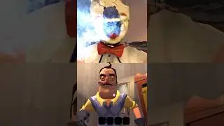Hello Neighbor vs Ice Scream 2 #shorts