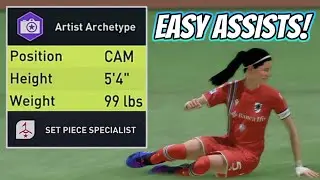 THE ARTIST! TRY THIS FUN CAM BUILD in FIFA 22 PRO CLUBS!