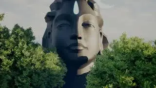 Adiyogi in unreal engine 5 #viralvideo #adiyogi #shorts 