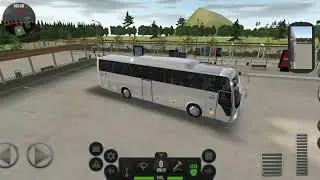 Bus simulator Ultimate# 2  Police stopped me !! Bus cleaning feature