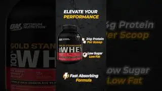 Optimum Nutrition Whey Protein &mdash; Power, Rendered in 3D #cgi #fullcgi #shorts #protein #food