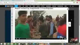 Exclusive Earthquake video, More than 2263 died in Nepal,also in india and Tibet