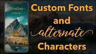Add Custom Font and Alternate Characters (iOS, Xcode 10, Swift 4)