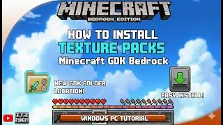 How to Install Texture Packs on Minecraft GDK Bedrock Edition (Windows Tutorial)