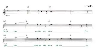 I've Got You Under My Skin  ( B.N , T-146 ) - ( Eb Instrument ) Reference